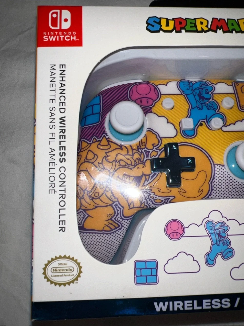New Super Mario Nintendo wireless switch controller